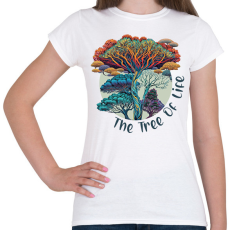 PRINTFASHION Az élet fája - Női póló - Fehér