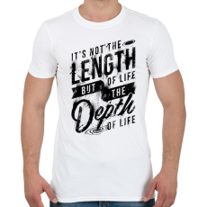 PRINTFASHION Az élet nehézségei - Férfi póló - Fehér