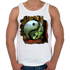 PRINTFASHION Az élet valójában! - Férfi atléta - Fehér atléta, trikó