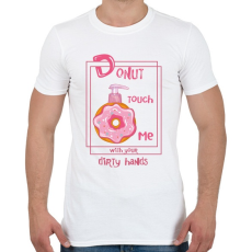 PRINTFASHION Az ellenállhatatlan fánk - Férfi póló - Fehér