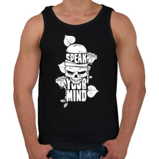 PRINTFASHION Az elméd - Férfi atléta - Fekete