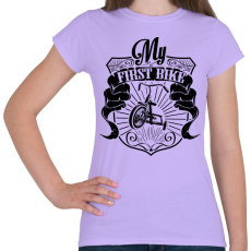 PRINTFASHION Az első biciklim - Női póló - Viola