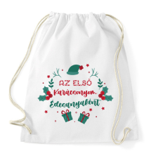 PRINTFASHION Az első Karácsonyom - Anya - Sportzsák, Tornazsák - Fehér tornazsák