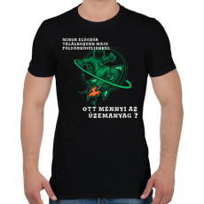 PRINTFASHION Az elsö találkozás - Férfi póló - Fekete