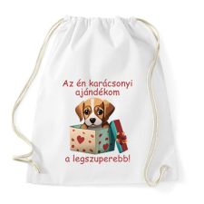 PRINTFASHION Az én ajándékom a legszuperebb - Sportzsák, Tornazsák - Fehér tornazsák