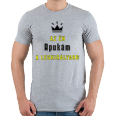 PRINTFASHION Az én apukám - Férfi póló - Sport szürke