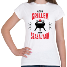 PRINTFASHION Az én grillem - Női póló - Fehér női póló