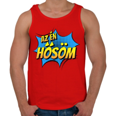 PRINTFASHION Az én hősöm - Férfi atléta - Piros