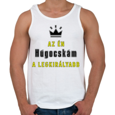 PRINTFASHION Az én húgocskám - Férfi atléta - Fehér