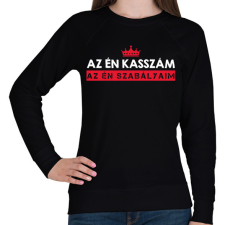 PRINTFASHION Az én kasszám - Női pulóver - Fekete női pulóver, kardigán