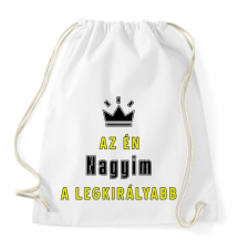 PRINTFASHION Az én nagyim - Sportzsák, Tornazsák - Fehér tornazsák