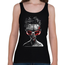 PRINTFASHION Az idegen - Női atléta - Fekete női trikó