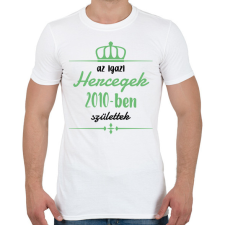 PRINTFASHION Az igazi hercegek - Évszámmal - Férfi póló - Fehér férfi póló