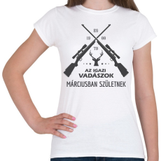 PRINTFASHION Az igazi vadászok - Női póló - Fehér