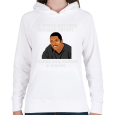 PRINTFASHION az orvos aztmondta... - Női kapucnis pulóver - Fehér