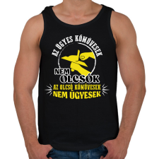 PRINTFASHION Az ügyes kőműves - Férfi atléta - Fekete atléta, trikó