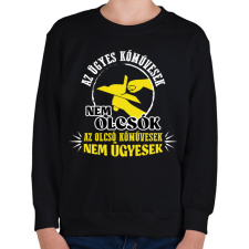 PRINTFASHION Az ügyes kőműves - Gyerek pulóver - Fekete gyerek pulóver, kardigán