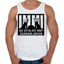 PRINTFASHION AZ utolsó nap! - Férfi atléta - Fehér atléta, trikó