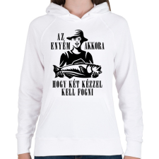 PRINTFASHION AZENYEMAKKORA - Női kapucnis pulóver - Fehér női pulóver, kardigán