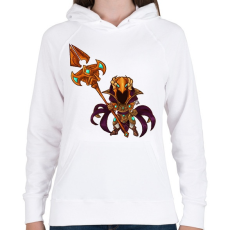 PRINTFASHION Azir - Női kapucnis pulóver - Fehér