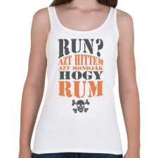 PRINTFASHION Azt hittem rum 2  - Női atléta - Fehér női trikó