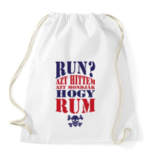 PRINTFASHION Azt hittem rum  - Sportzsák, Tornazsák - Fehér tornazsák