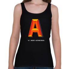 PRINTFASHION AZTAKURVA - Női atléta - Fekete