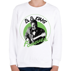 PRINTFASHION B.B.King - Gyerek pulóver - Fehér