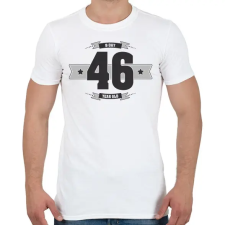 PRINTFASHION b-day-46-dark-lightgrey - Férfi póló - Fehér férfi póló