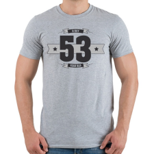 PRINTFASHION b-day-53-dark-lightgrey - Férfi póló - Sport szürke férfi póló