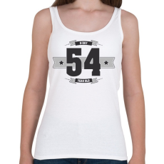 PRINTFASHION b-day-54-dark-lightgrey - Női atléta - Fehér