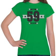PRINTFASHION b-day-59-dark-lightgrey - Női póló - Zöld női póló