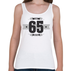 PRINTFASHION b-day-65-dark-lightgrey - Női atléta - Fehér