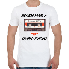 PRINTFASHION B oldal - Férfi póló - Fehér