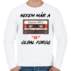 PRINTFASHION B oldal - Férfi pulóver - Fehér