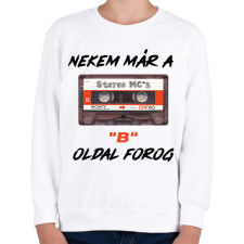 PRINTFASHION B oldal - Gyerek pulóver - Fehér gyerek pulóver, kardigán