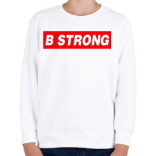 PRINTFASHION B strong - Gyerek pulóver - Fehér gyerek pulóver, kardigán