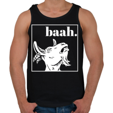 PRINTFASHION Baah.  - Férfi atléta - Fekete