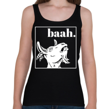 PRINTFASHION Baah.  - Női atléta - Fekete női trikó