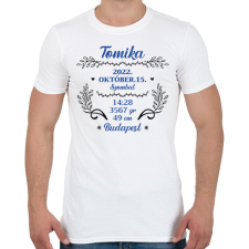 PRINTFASHION Baba adat - fiú - Férfi póló - Fehér férfi póló