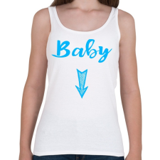 PRINTFASHION Baba - Kisfiú - Női atléta - Fehér női trikó