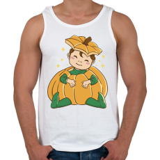 PRINTFASHION Baba tökben - Férfi atléta - Fehér