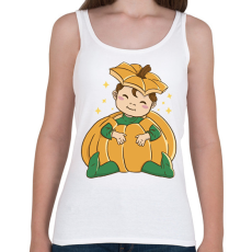 PRINTFASHION Baba tökben - Női atléta - Fehér