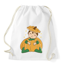 PRINTFASHION Baba tökben - Sportzsák, Tornazsák - Fehér tornazsák