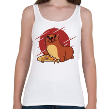 PRINTFASHION Baba vidra - Női atléta - Fehér női trikó