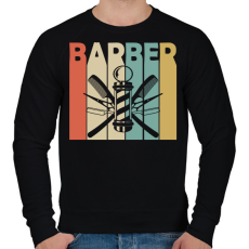 PRINTFASHION Babber - Férfi pulóver - Fekete
