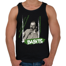 PRINTFASHION Babits Mihály - Férfi atléta - Fekete atléta, trikó