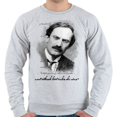 PRINTFASHION Babits Mihály-Jónás könyve2 - Férfi pulóver - Sport szürke