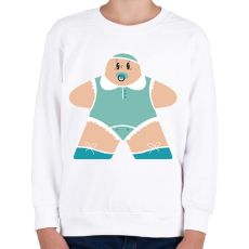 PRINTFASHION Baby baba - Gyerek pulóver - Fehér