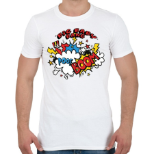 PRINTFASHION Baby Boom - Férfi póló - Fehér férfi póló